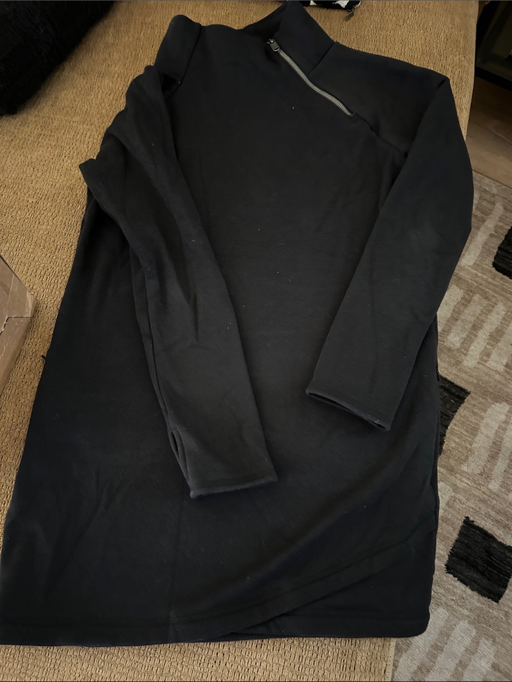 Athleta fleece lined sweatshirt tunic